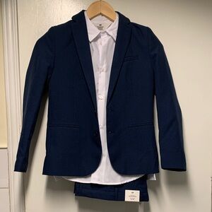 H&M Navy Kids Suit with Shirt